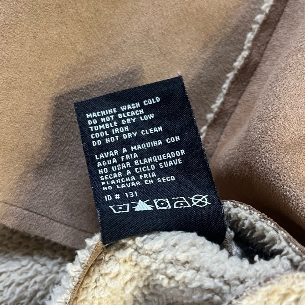 Unlisted By Kenneth Cole Microsuede Jacket In Camel Tan Size Small - Picture 8 of 10